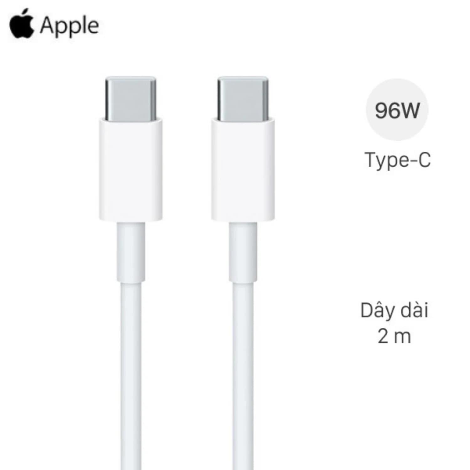 Dây Cáp Sạc Apple Type-C - Type-C 2M | Chính Hãng Apple